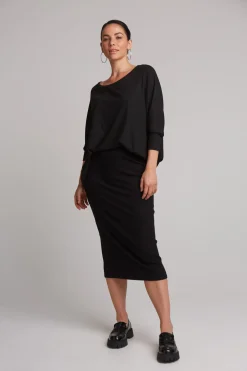 Studio Jersey Skirt - Ebony