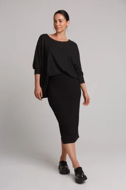 Studio Jersey Skirt - Ebony