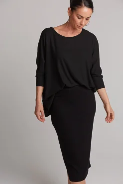 Studio Jersey Skirt - Ebony