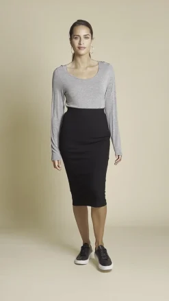 Studio Jersey Skirt - Ebony