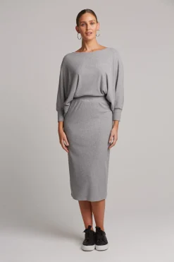 Studio Jersey Skirt - Gray