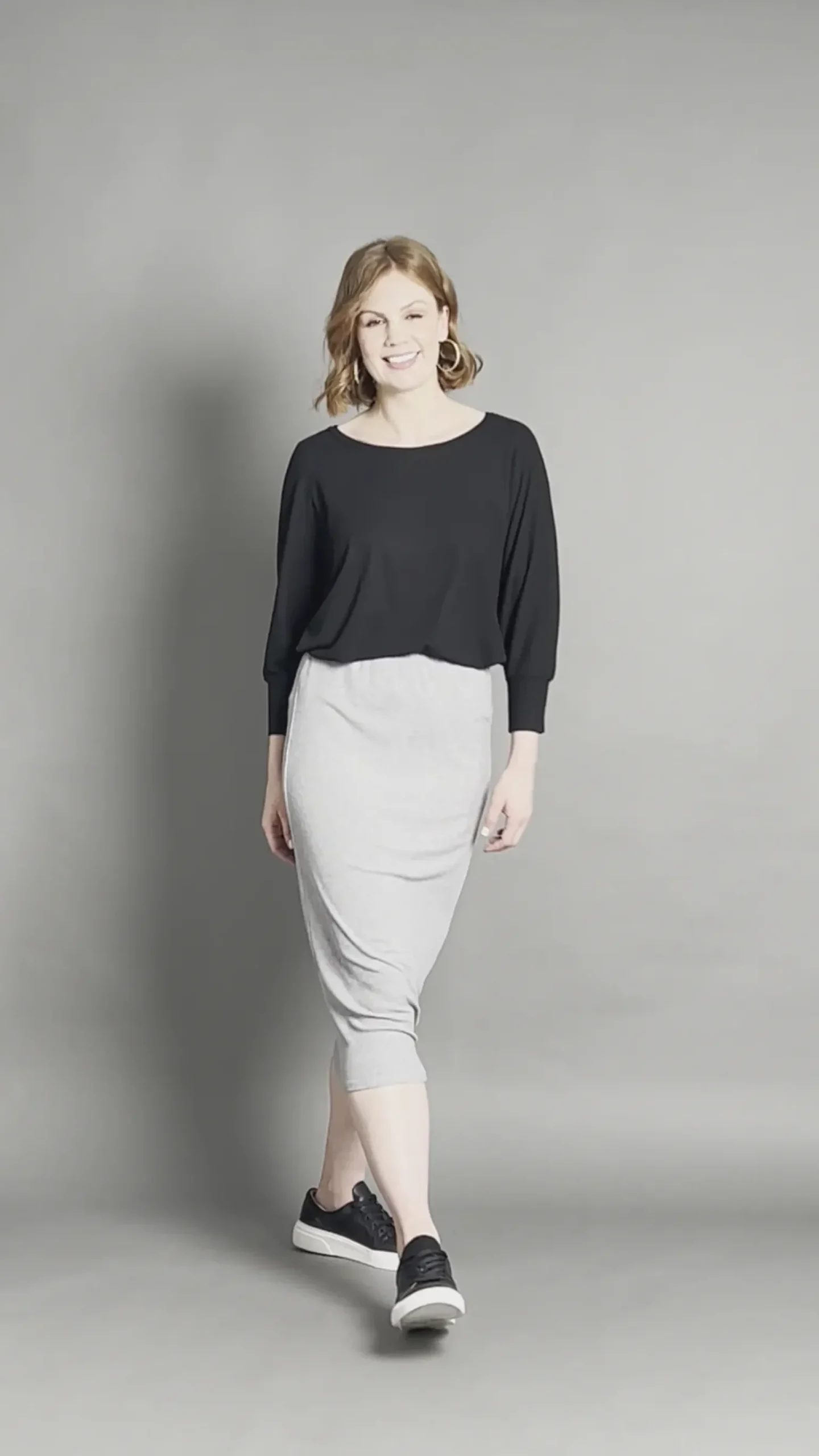 Studio Jersey Skirt - Gray