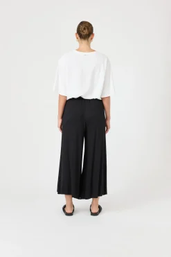 Studio Jersey Tie Pant - Ebony