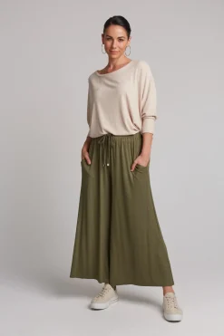 Studio Jersey Tie Pant - Fern