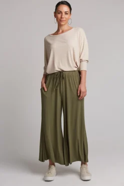 Studio Jersey Tie Pant - Fern