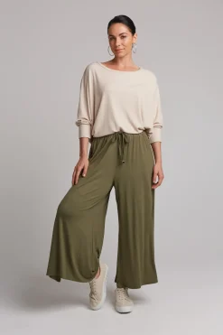 Studio Jersey Tie Pant - Fern