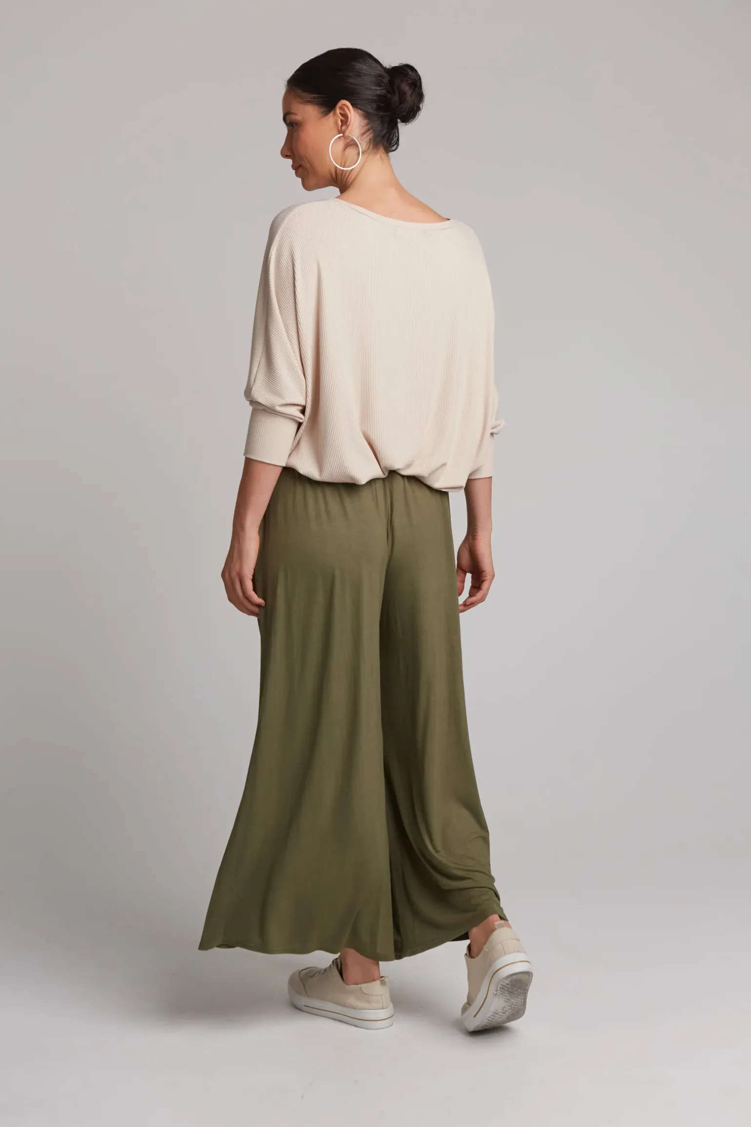 Studio Jersey Tie Pant - Fern