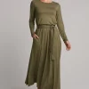 Studio Jersey Tie Skirt - Fern