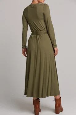 Studio Jersey Tie Skirt - Fern