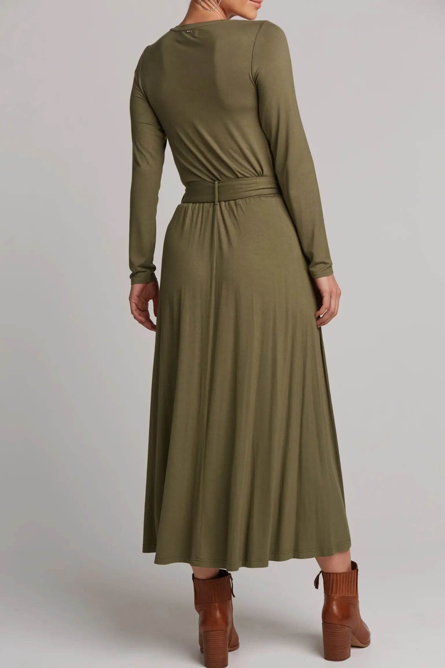 Studio Jersey Tie Skirt - Fern