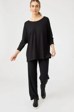 Studio Jersey Top - Ebony