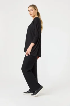 Studio Jersey Top - Ebony