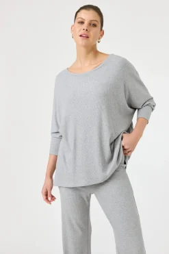 Studio Jersey Top - Gray