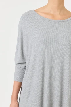 Studio Jersey Top - Gray