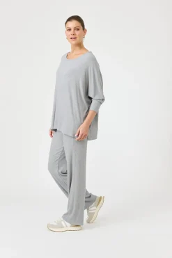 Studio Jersey Top - Gray