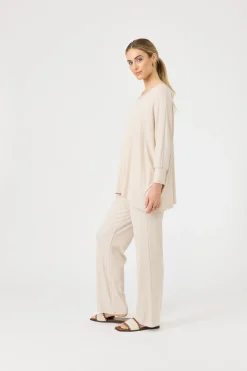Studio Jersey Top - Tusk