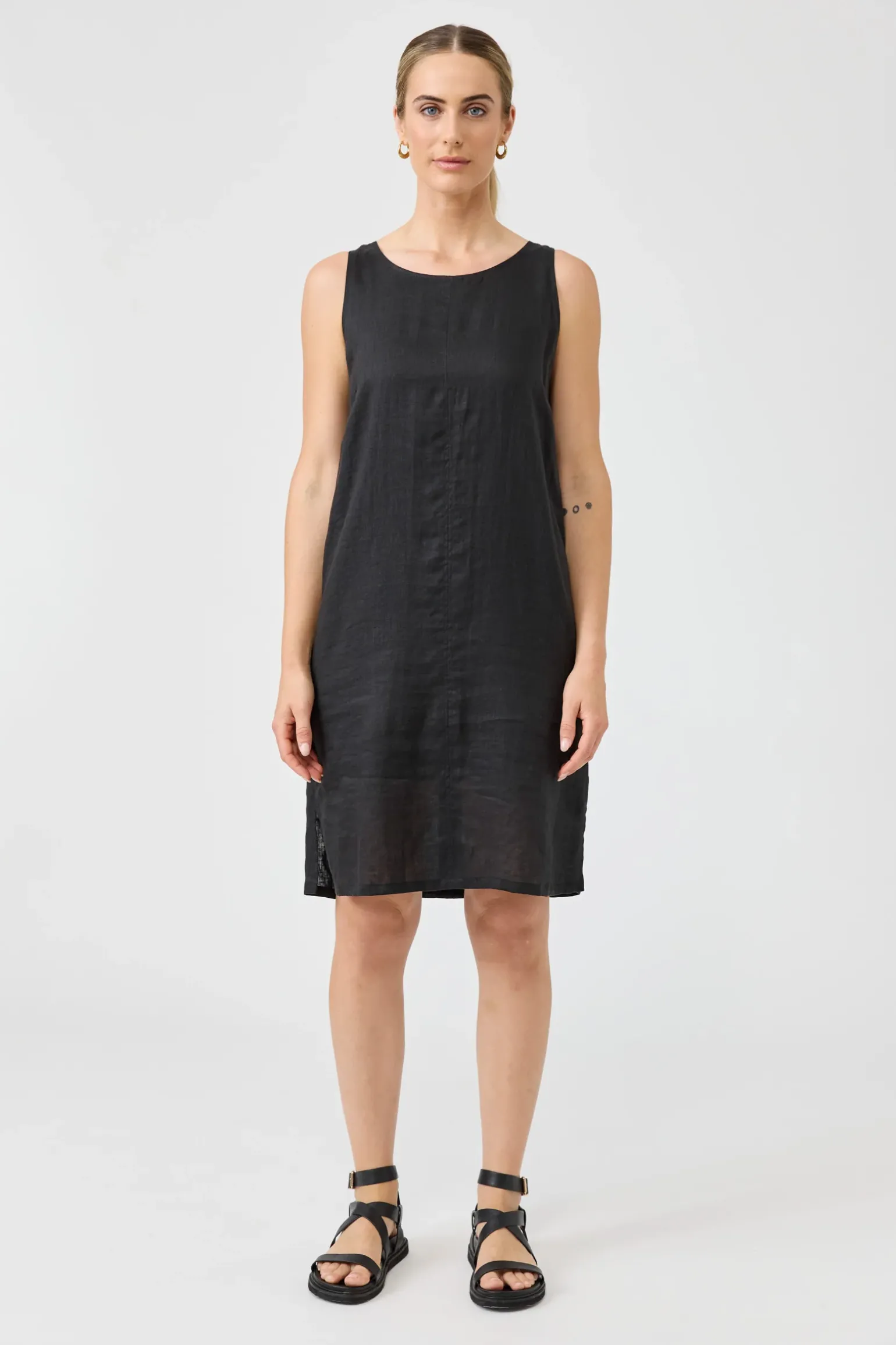 Studio Midi Dress - Ebony