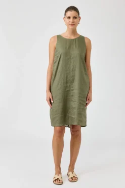 Studio Midi Dress - Khaki