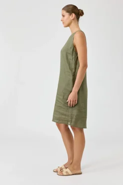 Studio Midi Dress - Khaki
