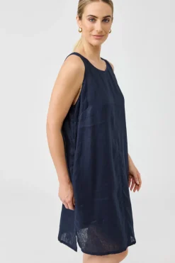 Studio Midi Dress - Navy