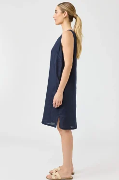 Studio Midi Dress - Navy