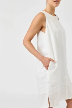 Studio Midi Dress - Salt