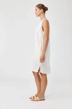 Studio Midi Dress - Salt