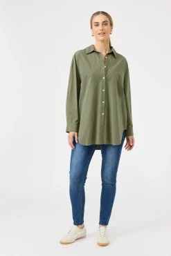 Studio Oversize Shirt - Khaki