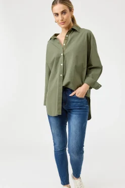 Studio Oversize Shirt - Khaki