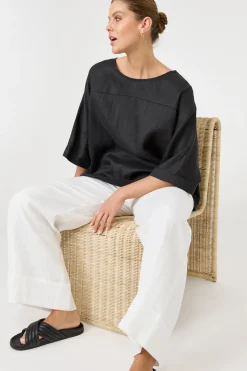 Studio Relaxed Top - Ebony