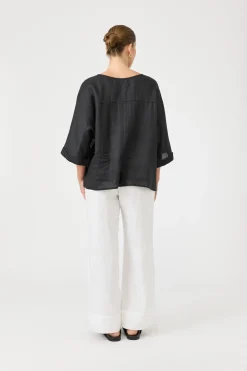 Studio Relaxed Top - Ebony