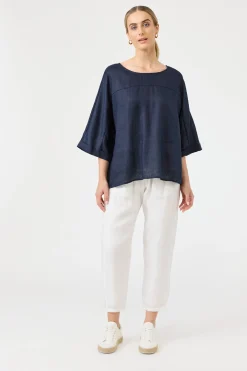 Studio Relaxed Top - Navy