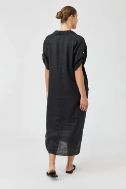 Studio Shirt Dress - Ebony