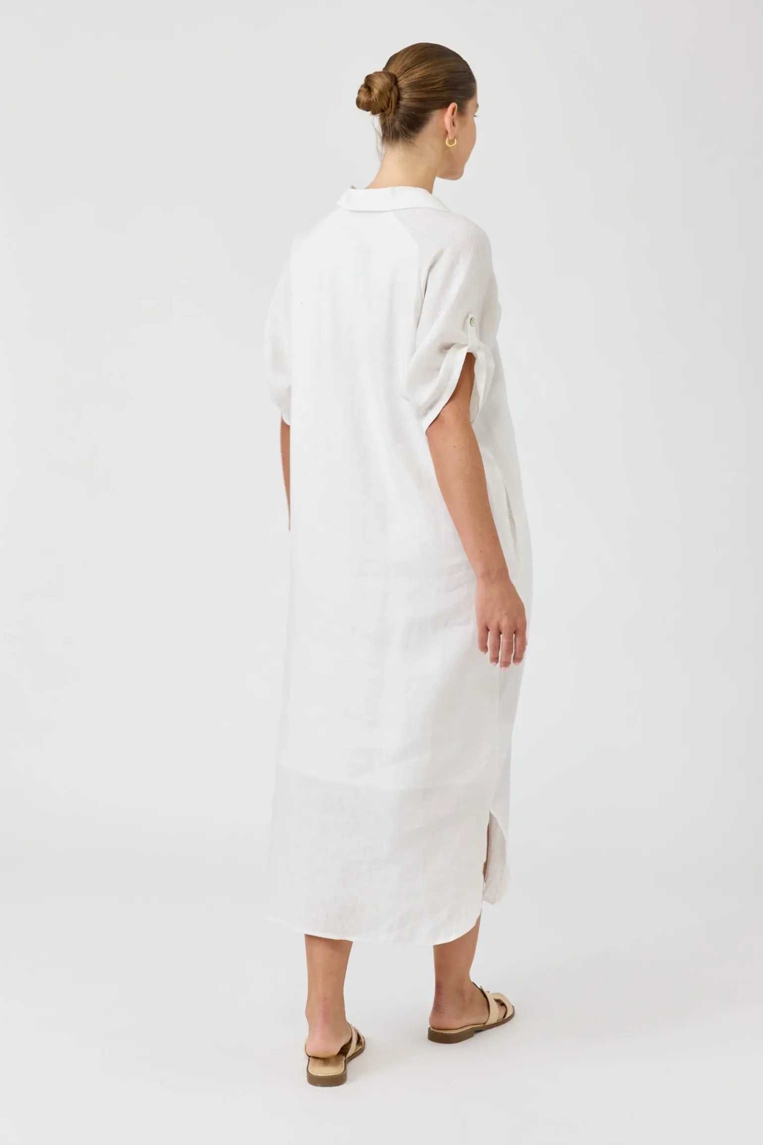 Studio Shirt Dress - Salt