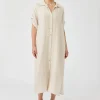 Studio Shirt Dress - Tusk