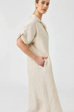 Studio Shirt Dress - Tusk