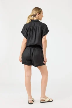 Studio Tie Shirt - Ebony