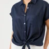 Studio Tie Shirt - Navy