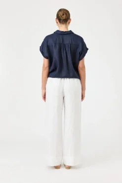 Studio Tie Shirt - Navy