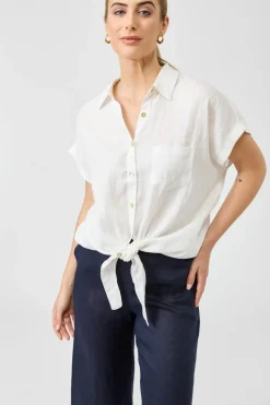 Studio Tie Shirt - Salt