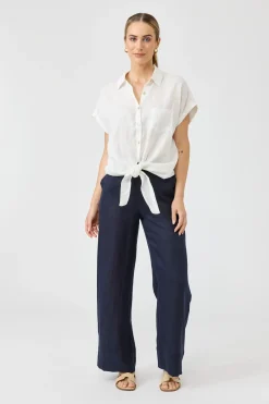 Studio Tie Shirt - Salt