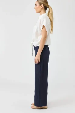 Studio Tie Shirt - Salt