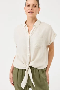 Studio Tie Shirt - Tusk