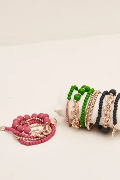 Vivid Bracelet Set - Candy