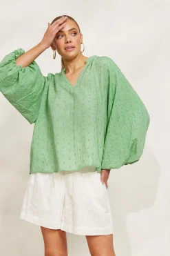 Zephyr Blouse - Jade