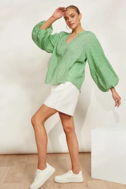Zephyr Blouse - Jade