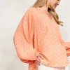 Zephyr Blouse - Papaya
