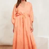 Zephyr Maxi Dress - Papaya