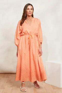 Zephyr Maxi Dress - Papaya